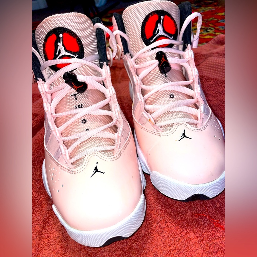 Jordan 6 Rings Atmosphere pink kids/ women’s sneaker